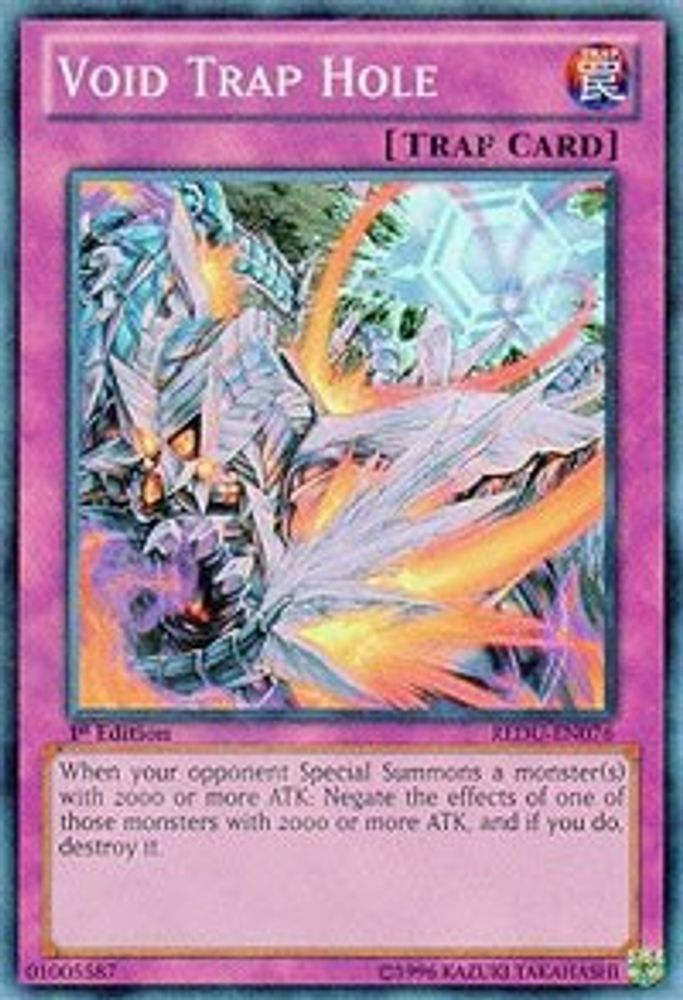 Void Trap Hole (REDU-EN076) - Super Rare