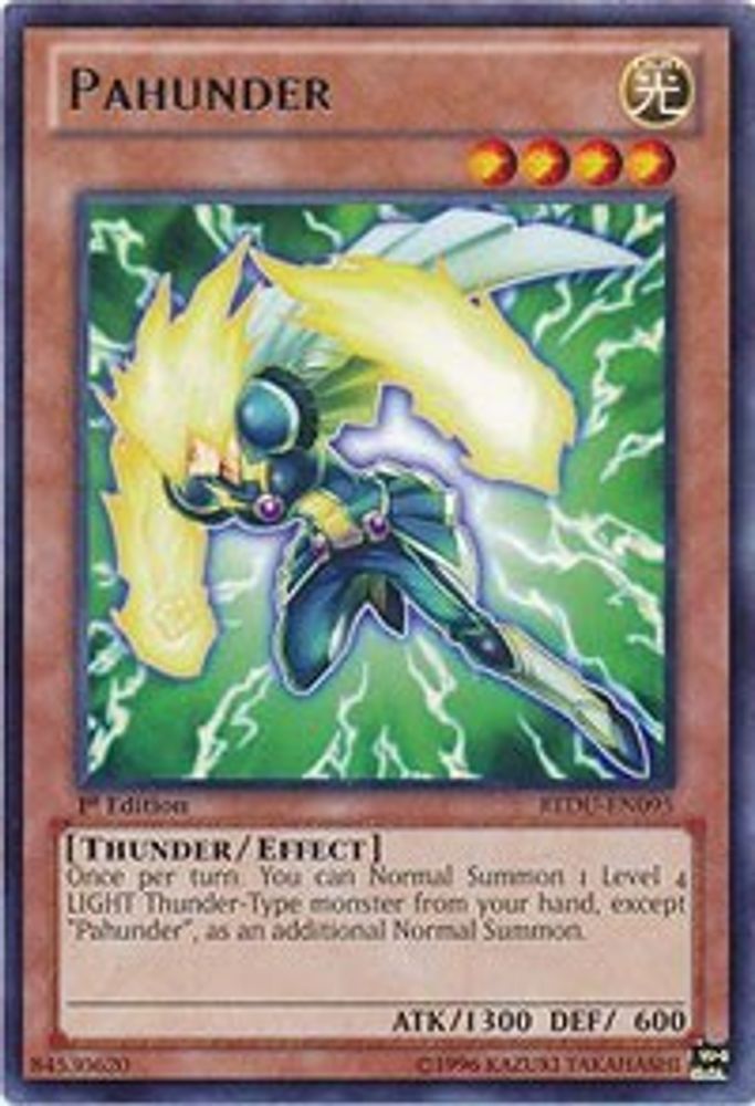 Pahunder [REDU-EN095] Rare 