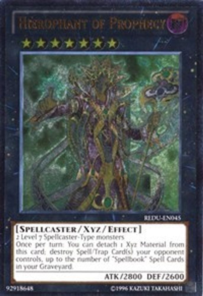 Hierophant of Prophecy (UTR) (REDU-EN045) - Ultimate Rare