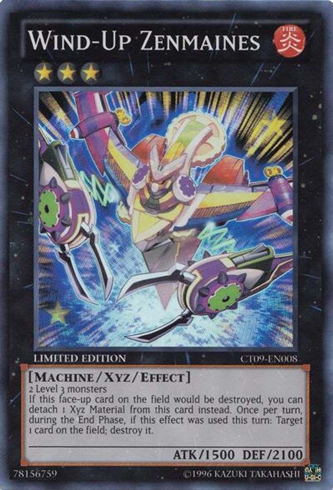 Wind-Up Zenmaines (CT09-EN008) - Super Rare