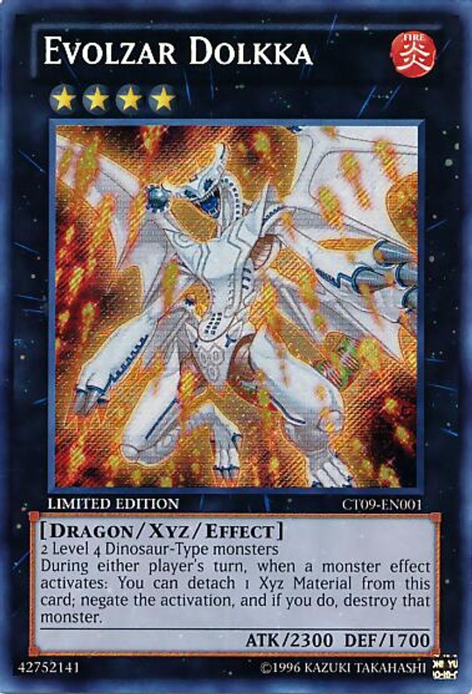 Evolzar Dolkka (CT09-EN001) - Secret Rare