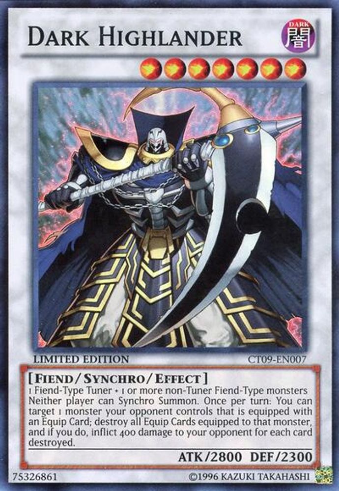 Dark Highlander (CT09-EN007) - Super Rare