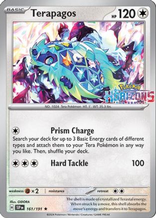 Terapagos 161/191  - Reverse Holofoil - Rare