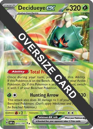 Decidueye ex 015/197  - Holofoil - Double Rare