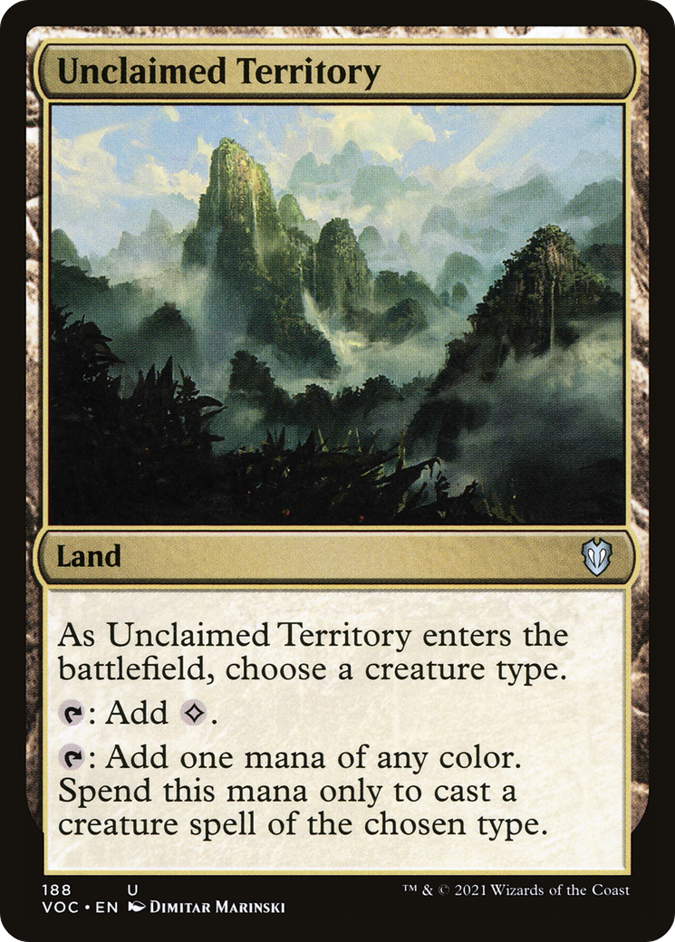 Territoire non réclamé [Innistrad : Crimson Vow Commander] 