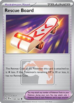 Rescue Board (League Promo) 159/162  - Reverse Holofoil - Uncommon