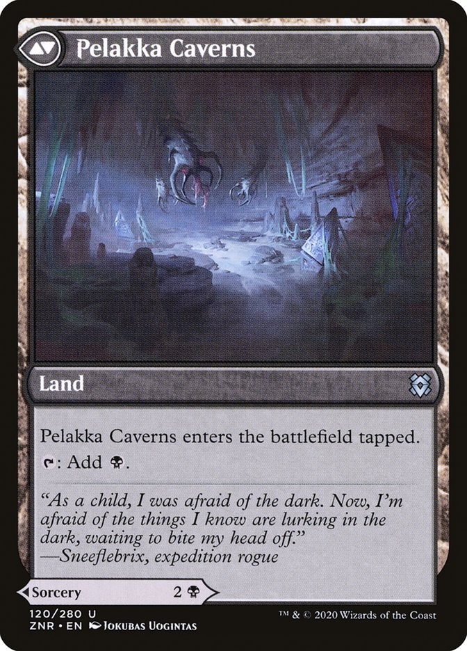 Prédation de Pelakka // Grottes de Pelakka [Zendikar Rising] 