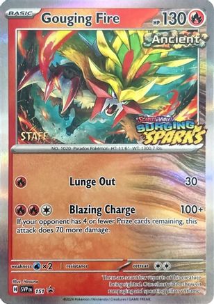Gouging Fire (Staff) 151  - Holofoil - Promo