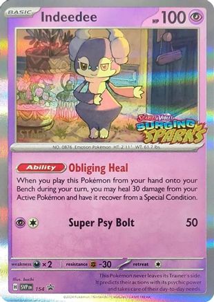 Indeedee (Staff) 154  - Holofoil - Promo