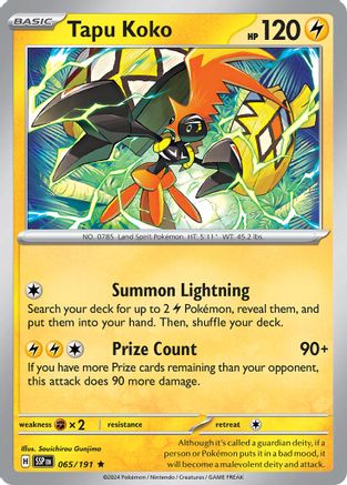 Tapu Koko 065/191  - Promo
