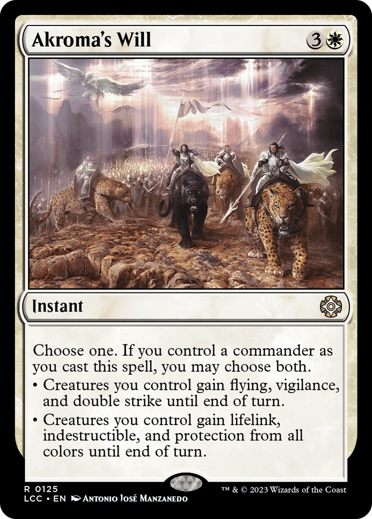 Volonté d'Akroma [Commandant des Cavernes perdues d'Ixalan] 