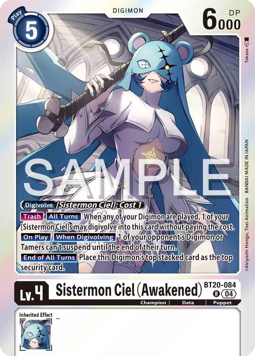 Sistermon Ciel [BT20-084] (Awakened) [Release Special Booster 2.0]