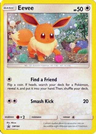 Eevee (Cosmos Holo) SM184  - Holofoil - Promo