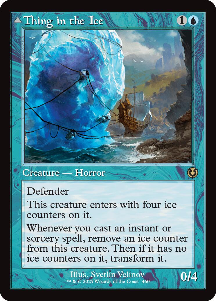 Thing in the Ice (Retro Frame) (INR-460) - Innistrad Remastered