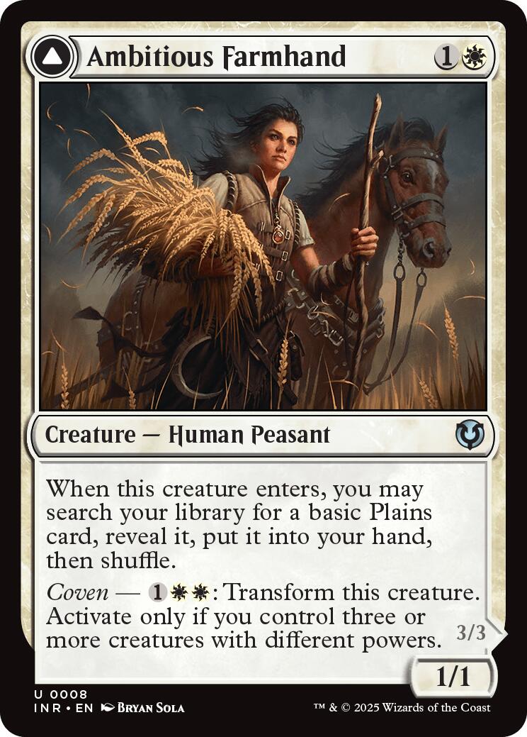 Ambitious Farmhand (INR-008) - Innistrad Remastered
