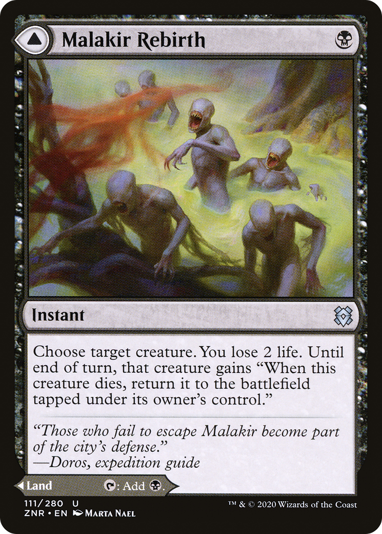 Renaissance de Malakir // Mire de Malakir [Zendikar Rising] 