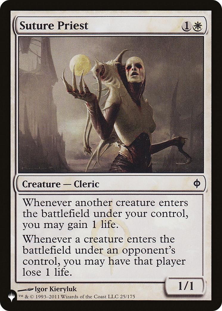 Suture Priest (LIST-NPH-25) - The List