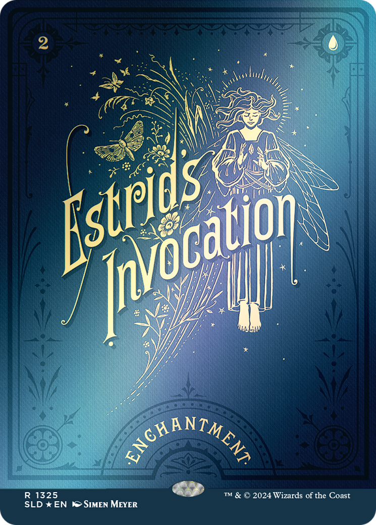 Estrid's Invocation // Estrid's Invocation (SLD-1325) - Secret Lair Drop (Borderless) Foil