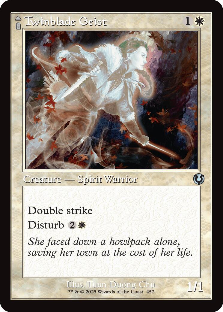 Twinblade Geist (Retro Frame) (INR-452) - Innistrad Remastered