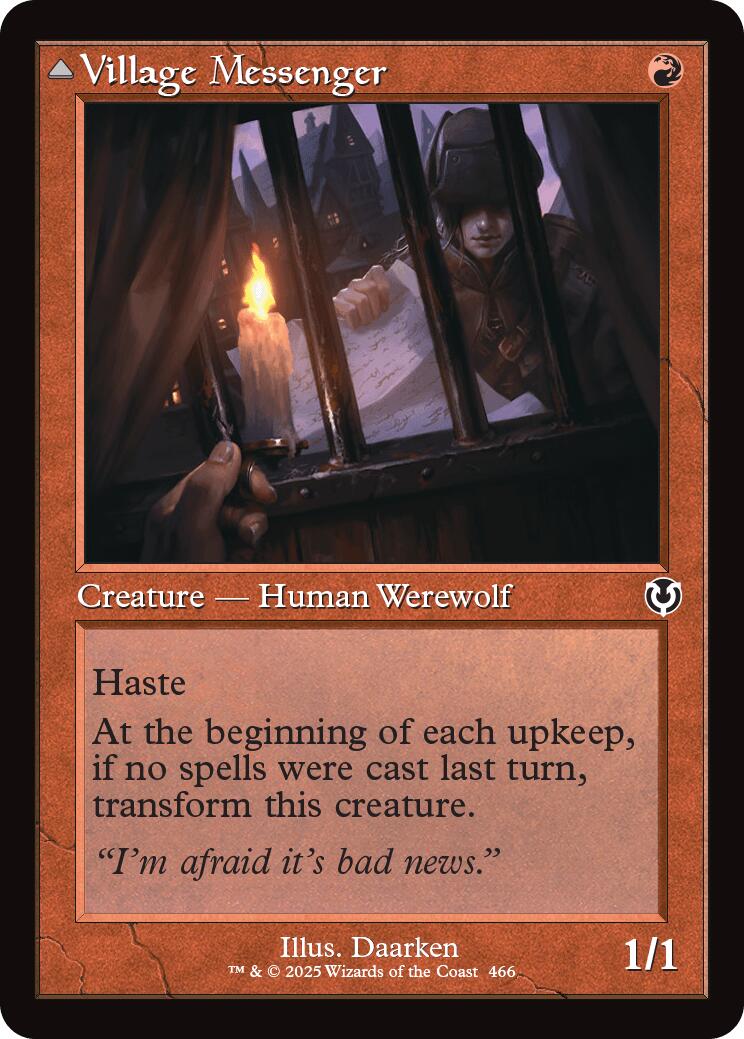 Village Messenger (Retro Frame) (INR-466) - Innistrad Remastered