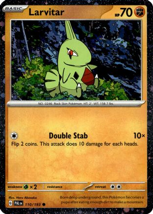 Larvitar (Cosmo Foil) 110/193  - Holofoil - Promo