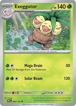 Exeggutor 002  - Uncommon