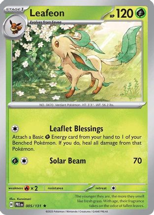 Leafeon 005  - Holofoil - Rare