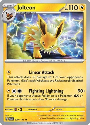 Jolteon 029  - Holofoil - Rare