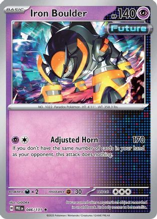 Iron Boulder 046  - Holofoil - Rare