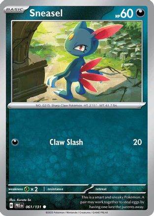Sneasel 061  - Common