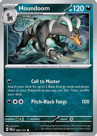 Houndoom 063  - Common