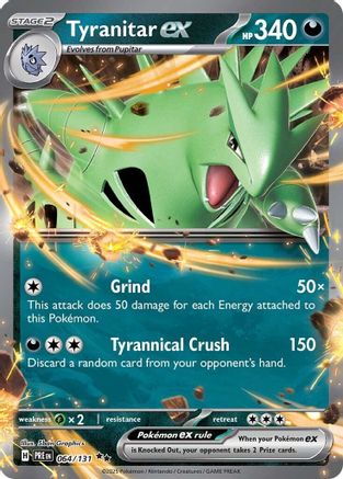 Tyranitar ex 064  - Holofoil - Double Rare