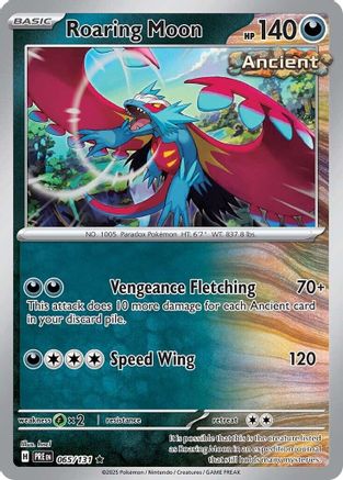 Roaring Moon 065  - Holofoil - Rare
