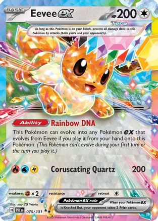 Eevee ex 075/131  - Holofoil - Double Rare