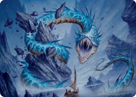 Carte d'art Biolume Serpent [Innistrad : Série d'art Crimson Vow] 