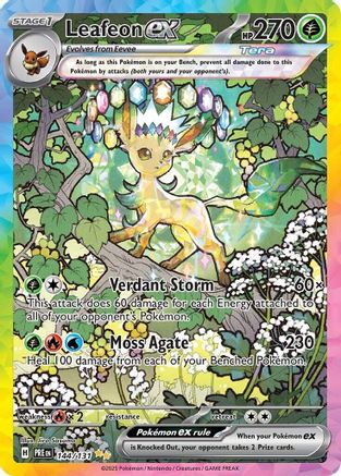 Leafeon ex 144/131  - Holofoil - Special Illustration Rare