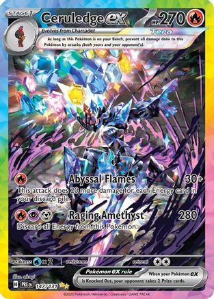 Ceruledge ex 147  - Holofoil - Special Illustration Rare