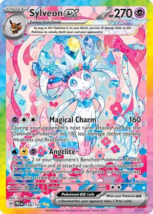Sylveon ex - 156/131 156 - SV Prismatic Evolutions Holofoil