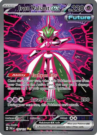 Iron Valiant ex 157  - Holofoil - Special Illustration Rare