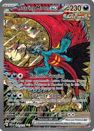 Roaring Moon ex 162  - Holofoil - Special Illustration Rare
