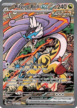 Raging Bolt ex 166  - Holofoil - Special Illustration Rare