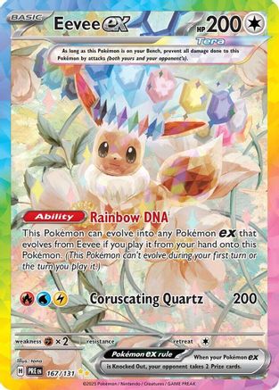 Eevee ex 167/131  - Holofoil - Special Illustration Rare