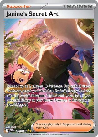 Janine's Secret Art 173/131  - Holofoil - Special Illustration Rare