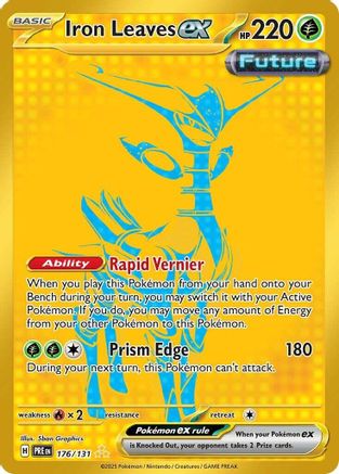Iron Leaves ex 176  - Holofoil - Hyper Rare