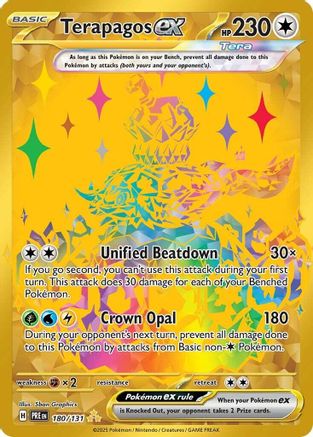 Terapagos ex 180/131  - Holofoil - Hyper Rare