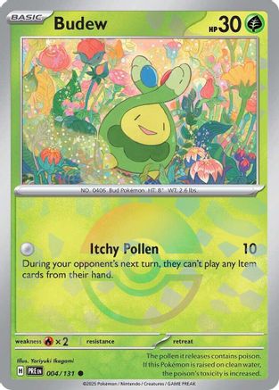 Budew (Poke Ball Pattern) 004  - Holofoil - Common
