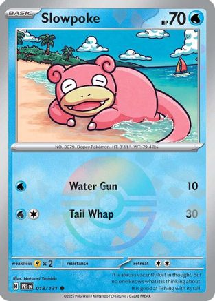 Slowpoke (Poke Ball Pattern) 018  - Holofoil - Common