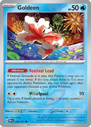 Goldeen (Poke Ball Pattern) 020  - Holofoil - Common