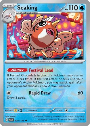 Seaking (Poke Ball Pattern) 021  - Holofoil - Uncommon