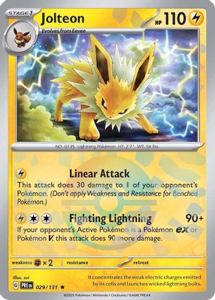 Jolteon (Poke Ball Pattern) 029  - Holofoil - Rare